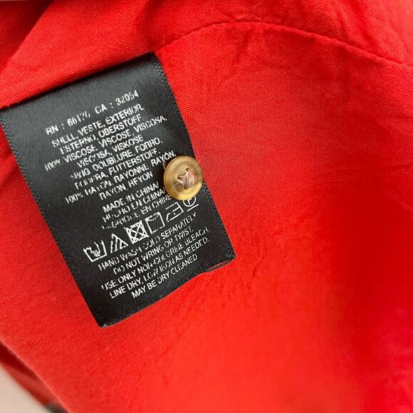 Maeve By Anthropologie Women's Caldwell Button Down Dress Size 0 Red Floral - Picture 9 of 12